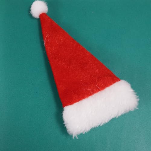 Needzo Santa Claus Hat and Coat Wine Bottle Cover 5.5 x 9 Inches