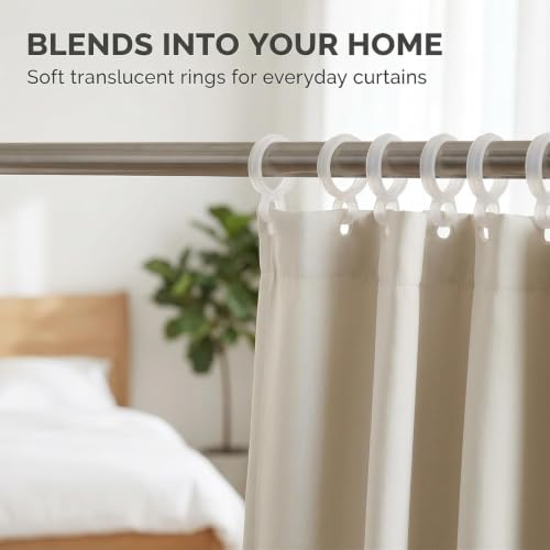 50 Pcs White Plastic Windproof Hanger Hooks for Clothes Drying Racks