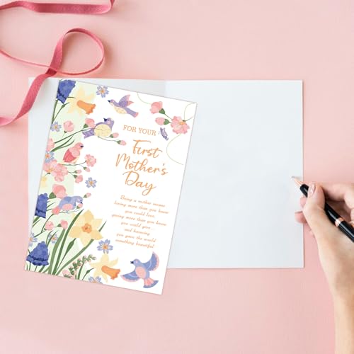 Funny First Mother's Day Card - Cute Gift for New Moms