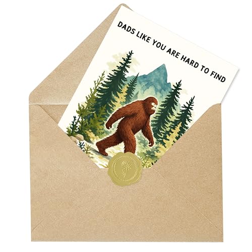 Funny Bigfoot Father's Day Card - Dads Like You Are Hard to Find (ZN-521)