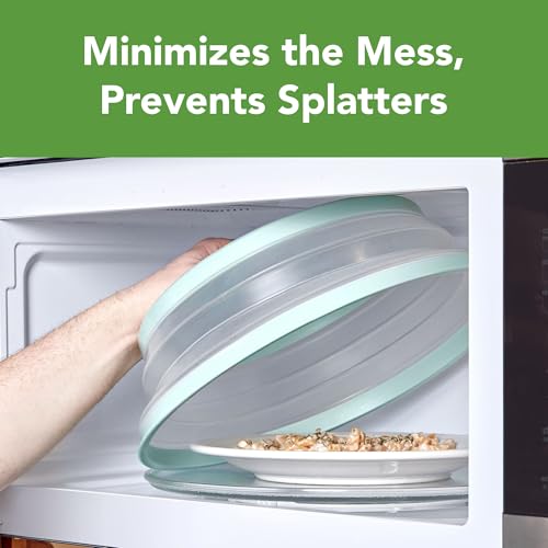 Tovolo Large 13-Inch Microwave Splatter Cover - Collapsible Silicone