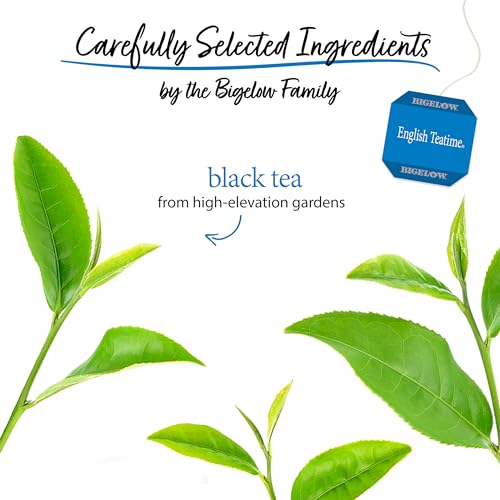 Bigelow English Teatime Black Tea, 120 Individually Wrapped Tea Bags (6-Pack)