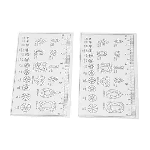 Flexible Nail Measuring Ruler - Ultra Thin PVC Nail Art Tool (10 Pack)
