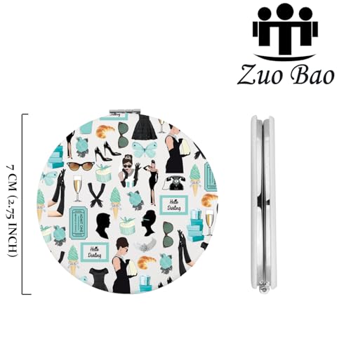 Zuo Bao Hello Darling Compact Makeup Mirror Double Sided Travel Pocket
