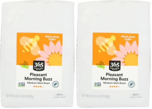 Pleasant Morning Buzz Whole Bean Coffee - Medium-Dark Roast, 24oz