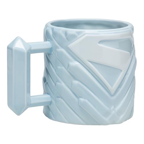 Paladone Superman Fortress of Solitude Shaped Mug – Officially Licensed DC Comics Oversized 22oz Ceramic Coffee Cup – Fun Superhero Gift for Fans – Great for Coffee, Tea, or Hot Chocolate