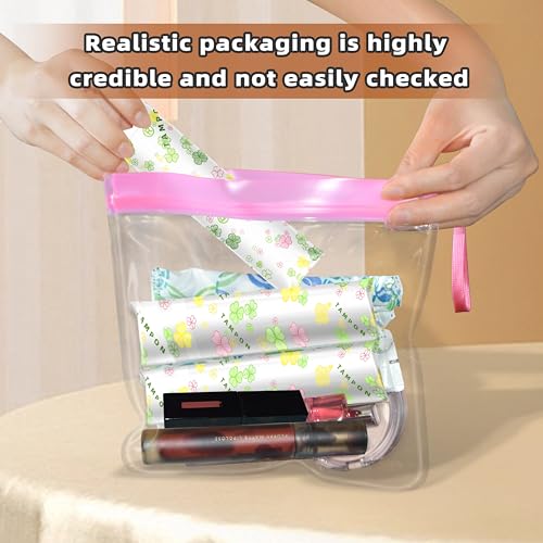 JUSONEY 14 Pack Pink Tampon Flasks - 21oz Leakproof Hidden Alcohol Containers