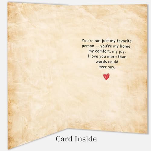 Anniversary Greeting Card for Couples - Romantic Gift Card (ZN389)