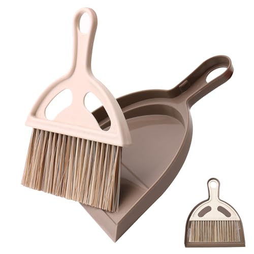 Compact Mini Broom and Dustpan Set for Small Space Cleaning