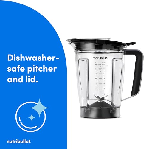 nutribullet SmartSense 5-speed, full-size blender, 1400 Watt- Matte White