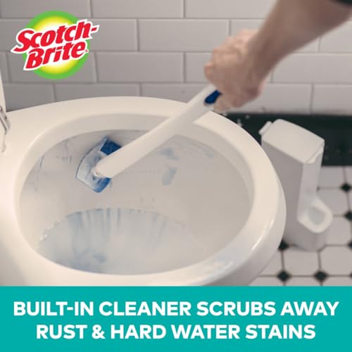 Scotch-Brite Toilet Scrubber Refills - 10 Pack for Deep Cleaning
