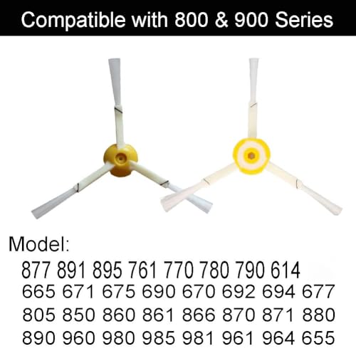 3-Pack Replacement Side Brushes for iRobot Roomba 800 & 900 Series