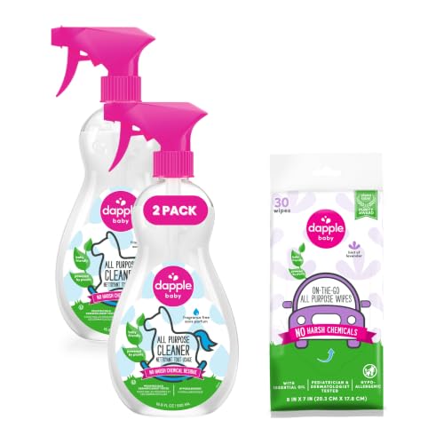 Dapple Baby All-Purpose Cleaning Spray & Wipes - 2 Pack