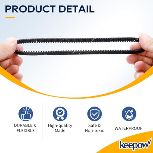 KEEPOW Vacuum Belt Set for Hoover Smartwash FH52000 Series - 1+1 Pack