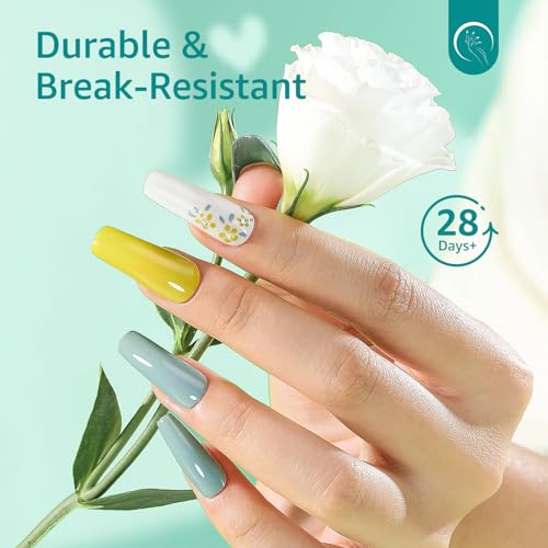 XXL Extra Long C Curve Square Nail Tips - 240PCS Clear Full Cover Fake Acrylic Nails