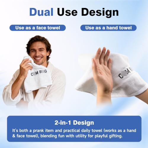 Funny Prank Cotton Towel for Him - Unique Gift for Men