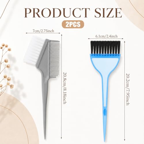 Ravynor 2-Piece Professional Hair Dye Brush Set for Salon and Home