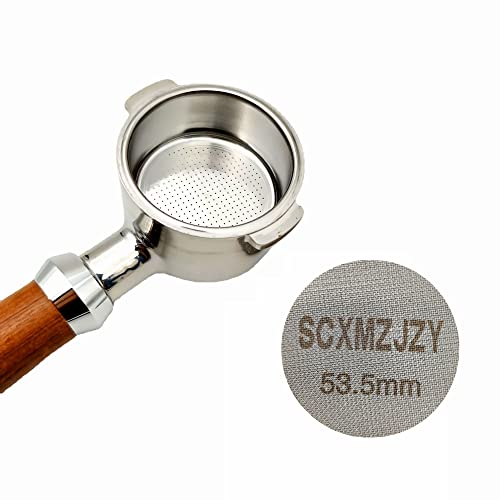 54mm SCXMZJZY Espresso Puck Screen - Reusable Stainless Steel Filter
