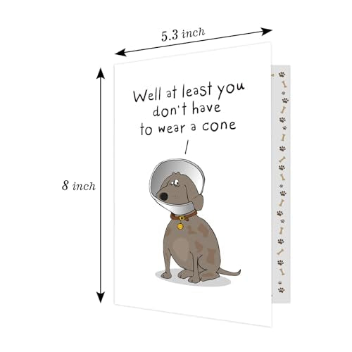 Ogeby Funny Get Well Soon Card for Man & Woman - Variation #623