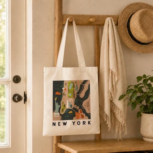 Funny Reusable Cotton Tote Bag - Style 32, 13.7x15.7 inch