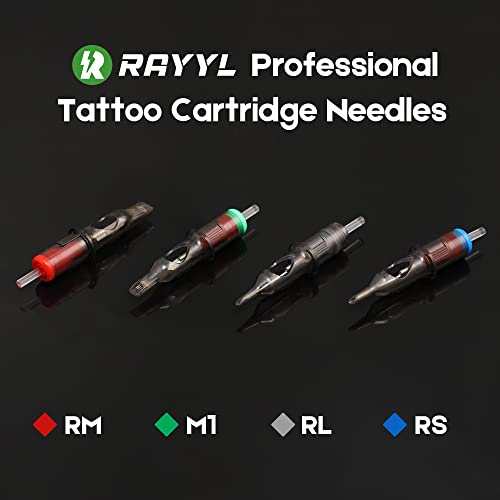 Rayyl 1211RL Round Liner Tattoo Cartridge Needles 0.35mm 20Pcs