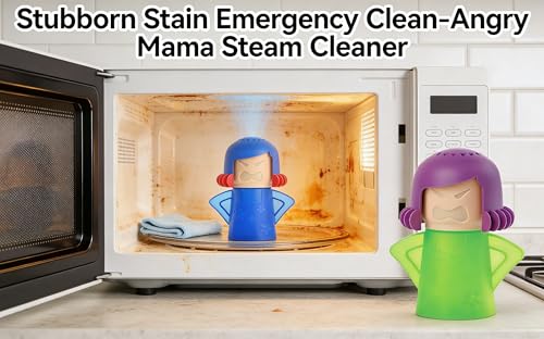Angry Mama Microwave Steam Cleaner - 2-Pack Natural Kitchen Grime Remover