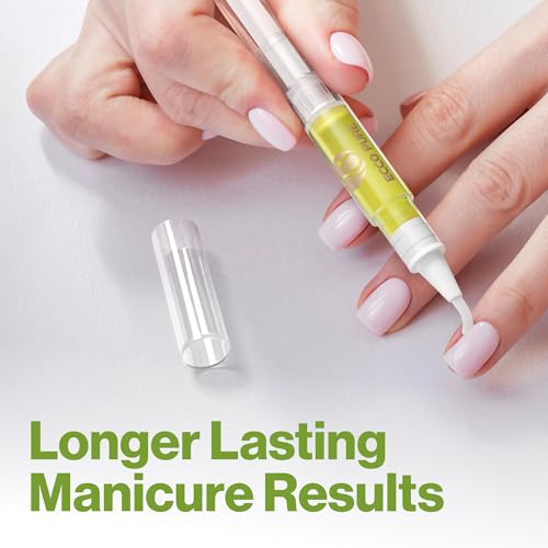 ECCO PURE Cuticle Oil Pen with Vitamin E – Moisturizing Nail Care Brush
