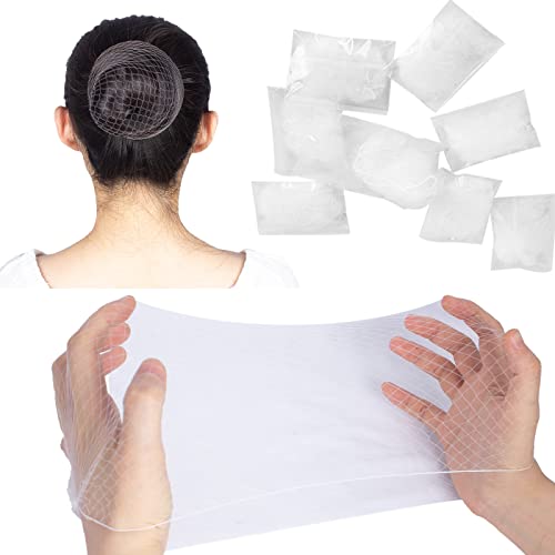 WeKen 20 Inch Invisible Elastic Edge Mesh Hair Nets for Food Service and Ballet Buns