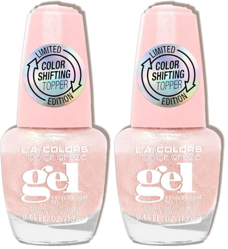 L.A. Colors Color Shifting Gel Polish Sunray Pack of 2