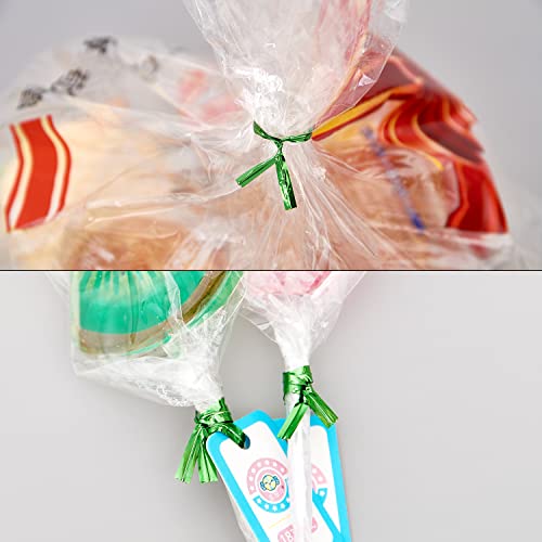 Green Metallic Twist Ties 4 Inch 800pcs for Bakery and Candy Bags