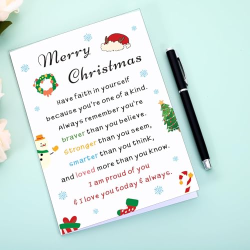 STVK Christmas Card for Secret Santa Gift Exchange - Fun & Creative