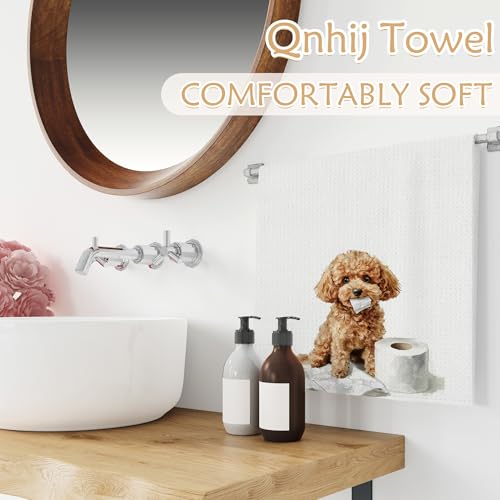 Poodle Hand Towels 16x24 Inch - Cute Dog Gifts for Women