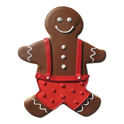 8" Gingerbread Boy Cookie Cutter - R&M International, Tinplated Steel