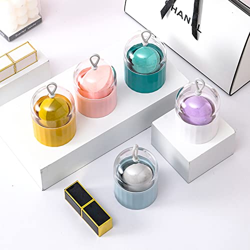 Makeup Sponge Holder with Travel Case & Drying Rack - Yellow