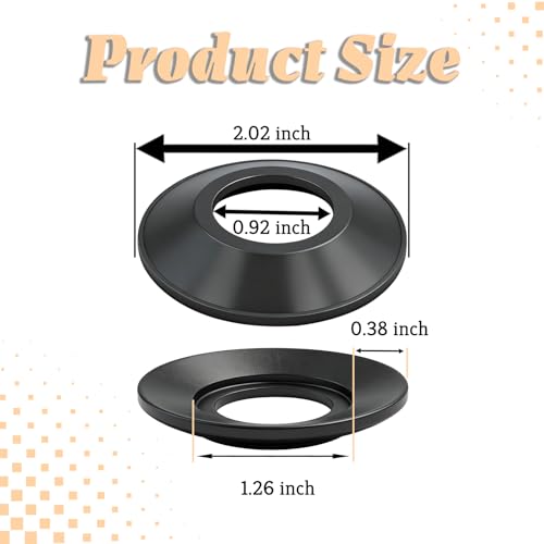 4-Pack Bathtub Drain Gaskets for Tip-Toe Style Stoppers