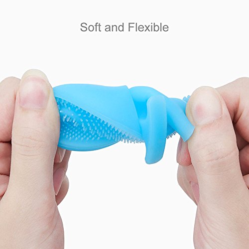 INNERNEED Silicone Face Cleanser and Exfoliating Facial Scrubber Brush 2-Pack