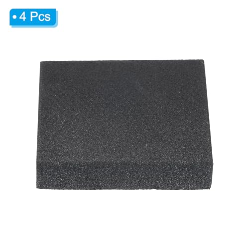 PATIKIL EVA Anti-Vibration Pads, 4 Pcs 6" x 6" x 0.8" for HVAC