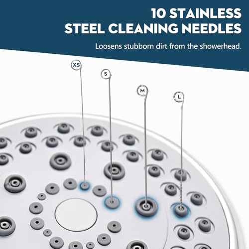 Shower Head Cleaning Tool Set - 20 Stainless Steel Brushes & Needles