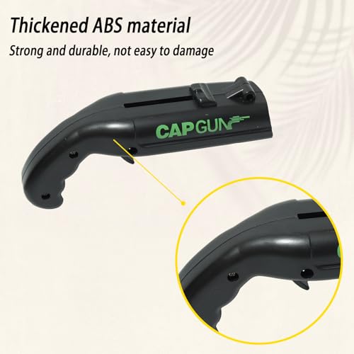 Cap Gun Bottle Opener - Funny Shooting Opener, Black-Gray (2)