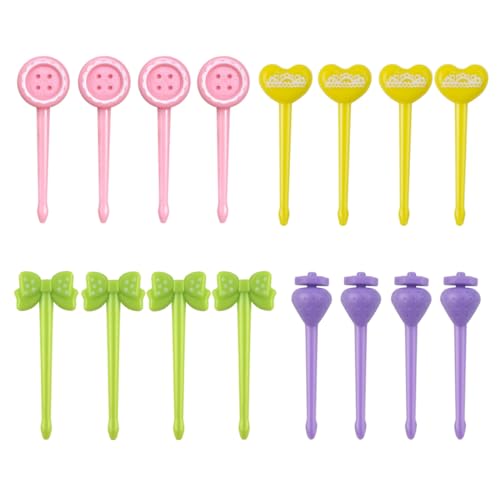 16 Pcs Cute Animal Fruit Picks for Kids Lunch Boxes