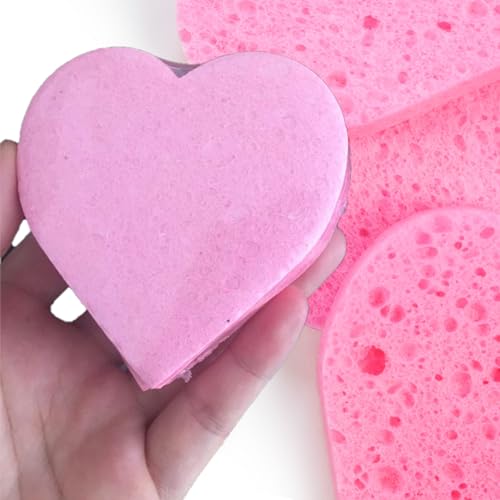 Compressed Cellulose Facial Sponges for Cleansing and Makeup Removal (25 Pack)