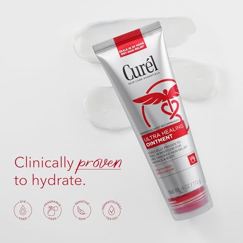 Curel Ultra Healing Ointment with Touch-Free Applicator 4 fl oz