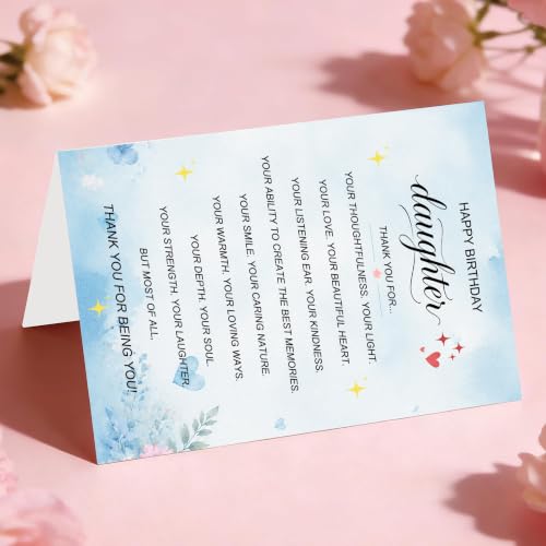 Heartfelt Birthday Card for Daughter | Special Milestone Celebrations