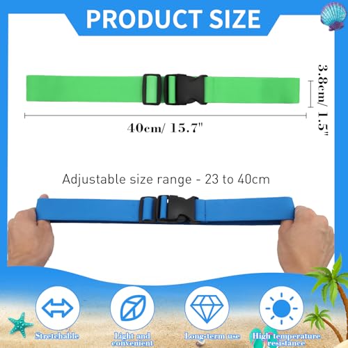Adjustable Towel Band with Buckle - 2 Pack Beach Chair Clips
