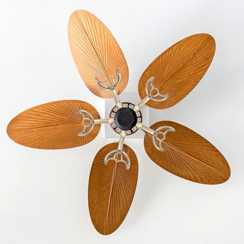 UKCOCO Ceiling Fan Blade Arm Replacement - Gold Zinc Alloy Fixes Wobbly Fans, Coffee Variation