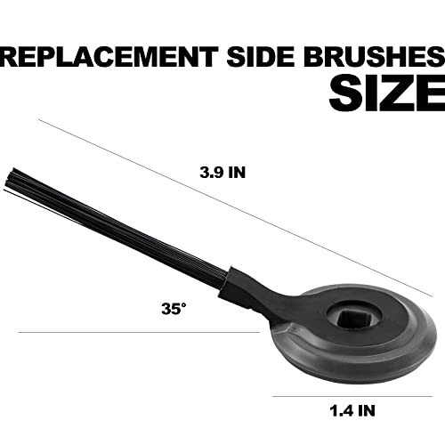 Eiarrnp 4-Pack Replacement Side Brushes for Shark ION Robot AV751 S87 R85 RV850 Series - Easy Install