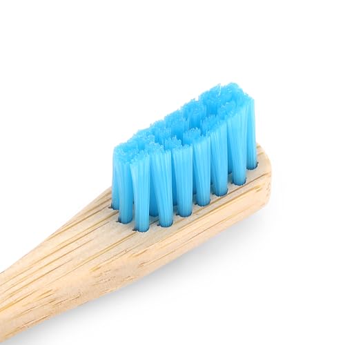 t-brush Kids Bamboo Toothbrush - Blue Ultra-Soft Eco-Friendly
