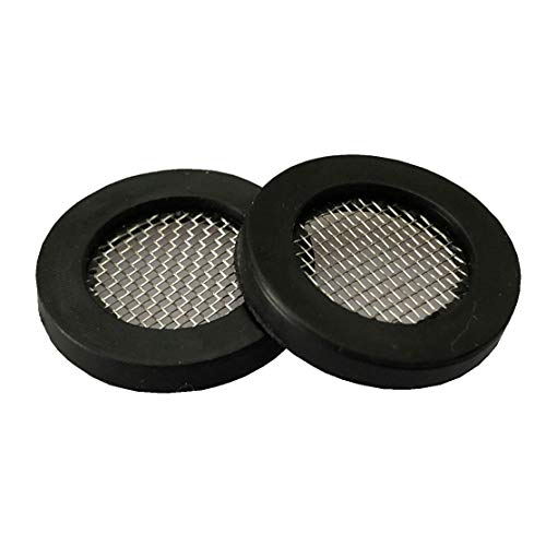 Shower Head Gasket Washers with Stainless Steel Mesh Filter - 6 Pack