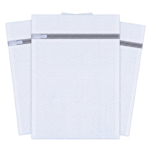 BESAXA Mesh Laundry Bags for Delicates - 3 Pack, 12x16 Inches