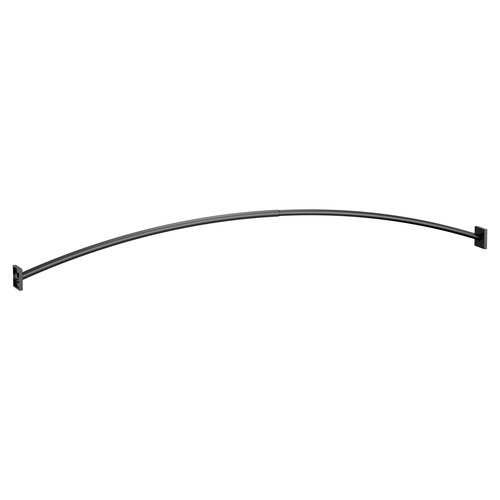 Moen CSR2169BLTriva Adjustable 48 to 72-Inch Curved Shower Curtain Rod